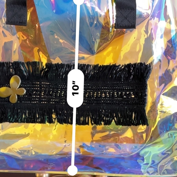 Swimming pool Handmade led tote bag, summer bag , bag - Picture 7 of 14